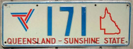australisches Nummernschild QLD