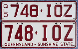 Kennzeichen aus Australien