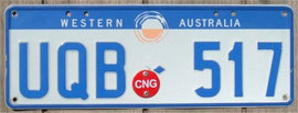 Nummernschild aus Australien