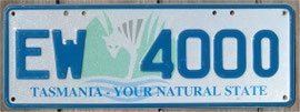 Nummernschild aus Australien