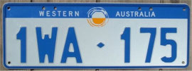 Kennzeichen aus West Australien