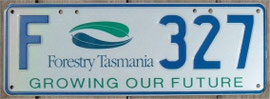 Nummernschild aus Tasmanien