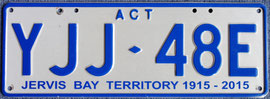 Nummernschild aus Australien Jervis Bay