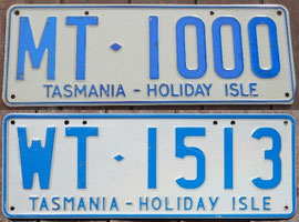australische Nummernschilder