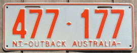 Kennzeichen aus Australien NT