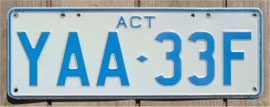 australisches Nummernschild