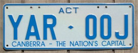 Nummernschild aus Australien