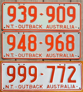 australische Nummernschilder