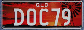australisches Kennzeichen QLD