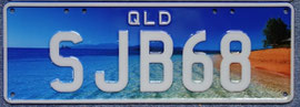 australisches Kennzeichen QLD