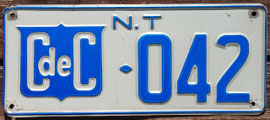Kennzeichen aus Australien NT