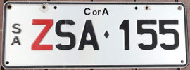 Kennzeichen aus Australien