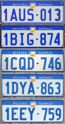 Kennzeichen aus Australien