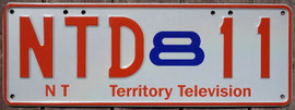 Nummernschild aus Australien