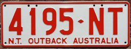 australisches Nummernschild