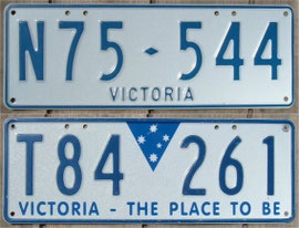 australische Nummernschilder