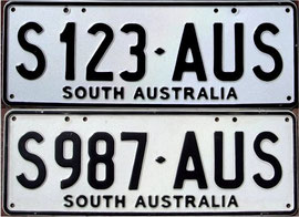 australische Nummernschilder