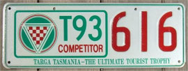 Nummernschild aus Australien