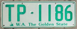 Nummernschild aus Australien