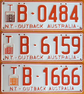 australische Nummernschilder