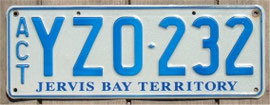 Nummernschild aus Australien Jervis Bay