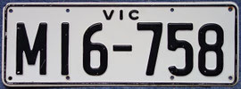 australisches Nummernschild