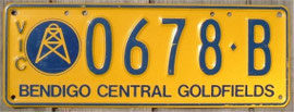 australisches Kennzeichen aus Victoria