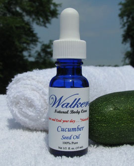 Cucumber Seed Oil 1/2 oz. cold pressed