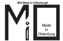 Das MiO Made in Oldenburg Logo, Eine Geschützte Marke mit Logo, gilt auch für VERWECHSELUNGSGEFAHR