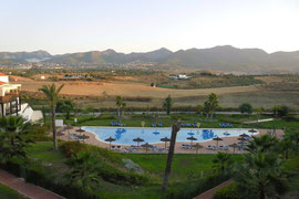 Blick vom Balkon Hotel Sol Andalusi