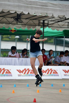 Freestyle performance at the IFSC 2014 by Carroll Wong