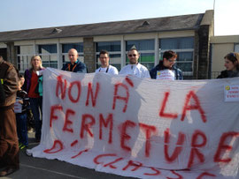 Parents de Virey mobilisés contre la fermeture d'une classe
