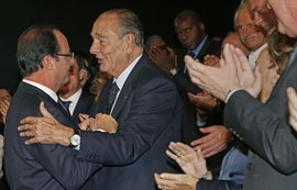 Jacques Chirac à la remise de prix de la Fondation Chirac, jeudi 21 novembre