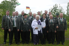 Einige der Geehrten vom Steinbrinker Schützenfest 2013