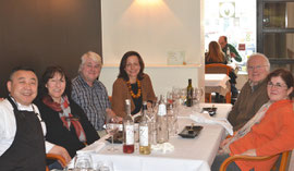 Saburo, Christine, Léon, Marlène, Thierry et Patou