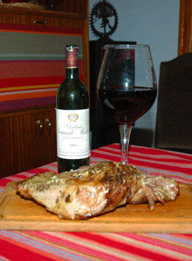 L'épaule d'agneau et son Bordeaux 1985