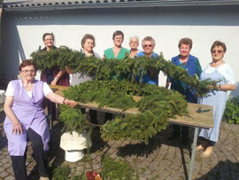 V.l.n.r.: Anna Kargl, Maria Dietz, Anna Schnabel, Margarete Maierhofer, Friederike Ruso, Ludmilla Sinek, Wilma Zwinz und Erika Vaishor. Foto: zVg.