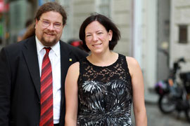 Musiker-Duo Angelika Sacher & Klaus Bergmaier. Foto: WEINFRANZ 