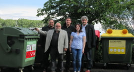   v.l.n.r.:  Die Gemeinderäte Mag. Klaus Bergmaier, Alfred Friedl, Thomas Jascha, Kerstin Schmidt und Vizebürgermeister Gottfried Haselmayer. Foto: zVg