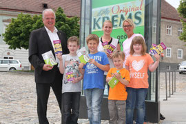 Im Museum Krems tauchen die Kinder in das Mittelalter ein und erfahren mehr über Abfall einst und heute, und was man daraus machen kann. Foto: Stadt Krems.
