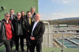 Von Links: Adolf Krumbholz, DI Stefan Tiefenbacher, Mag. Wolfgang Mahrer, Mag. Klaus Bergmaier, Werner Stöberl, Vizebgm. Gottfried Haselmayer und Bgm. Dr. Reinhard Resch. Foto: Stadt Krems.