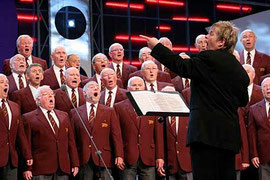 male voice choir competition / courtesy of Photolibrary Wales