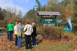 Waiting for the Coach at Cork & Hearth