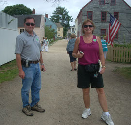 The streets are still gravel at Strawbery Banke