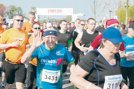 Foto: Thomas Schmidt - Start des 9. Goitzsche Marathon