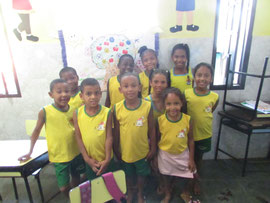 Turma do 1º e 2º ano do turno vespertino 2016