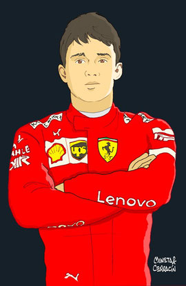 Charles Leclerc by Muneta & Cerracín