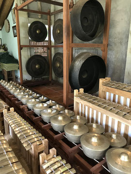 image of gamelan instruments