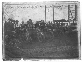 una carrera de 1918 en el hipódromo rosarino