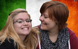 Tesa und ich letztes Jahr in Schottland - nächstes Jahr geht's nach Irland!